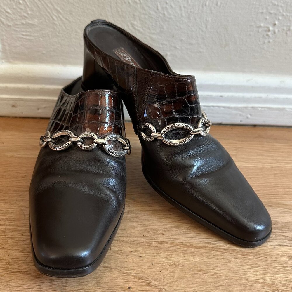 Brighton Chain Mules Size 7.5